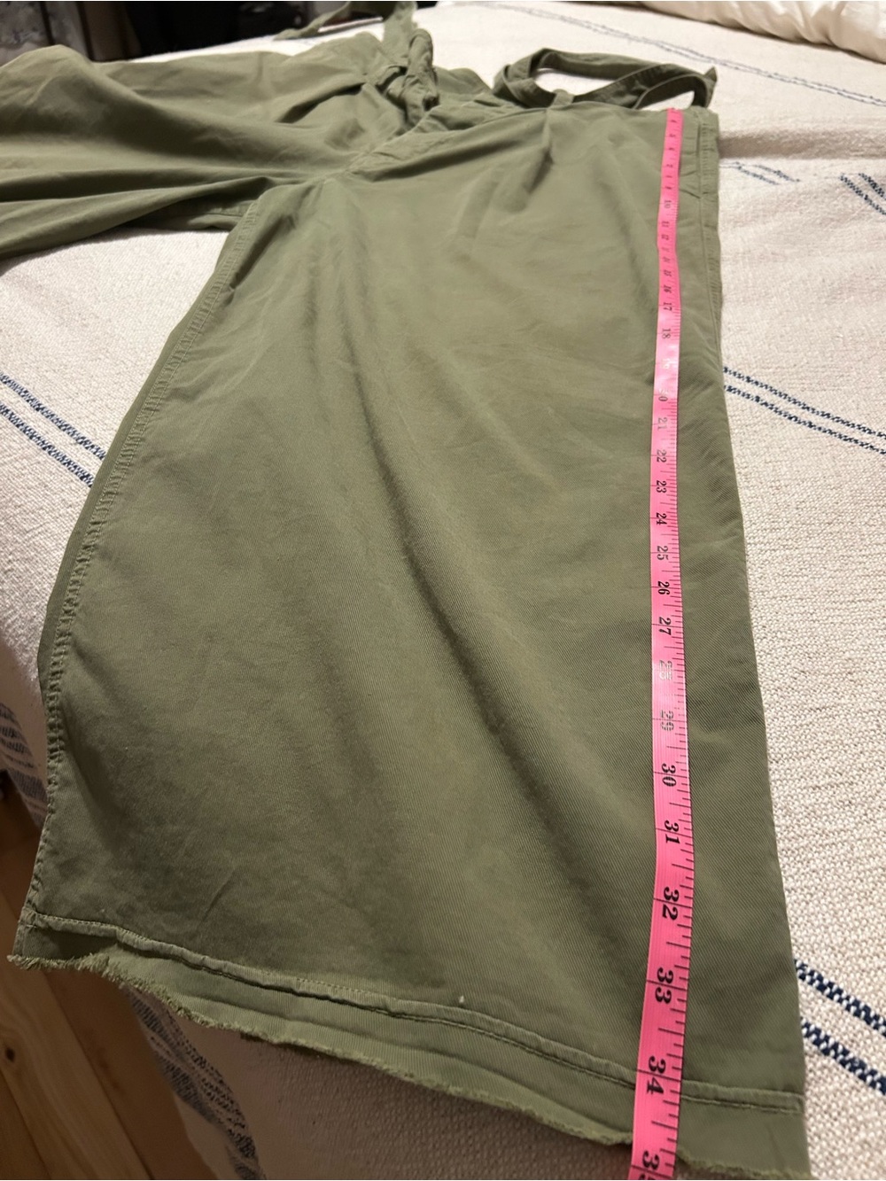 Nili Lotan NI Issue 2609988 Wide Leg Crop Army Green Pants SIZE 6 - Picture 8 of 9